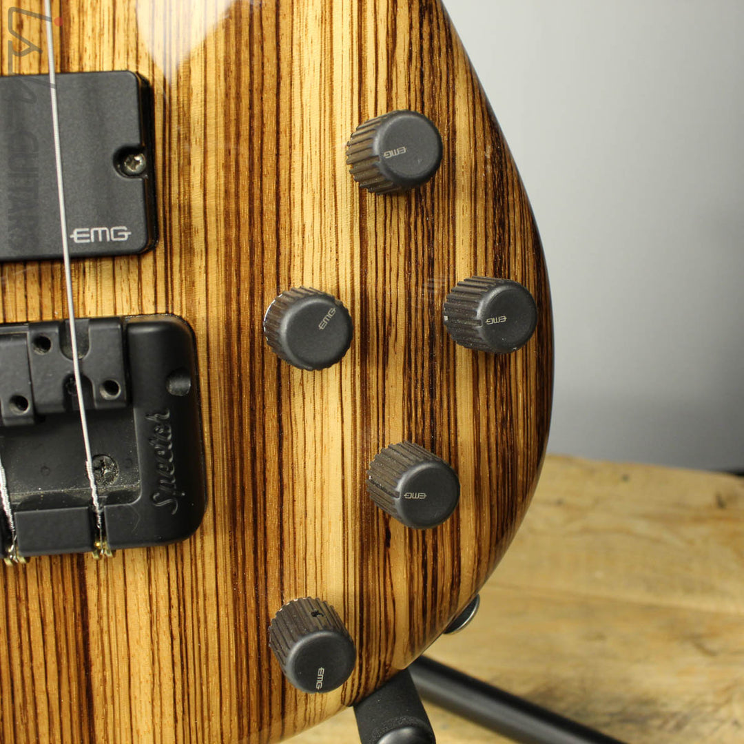 2008 Spector Euro Rebop4DLX Zebrawood – Ish Guitars