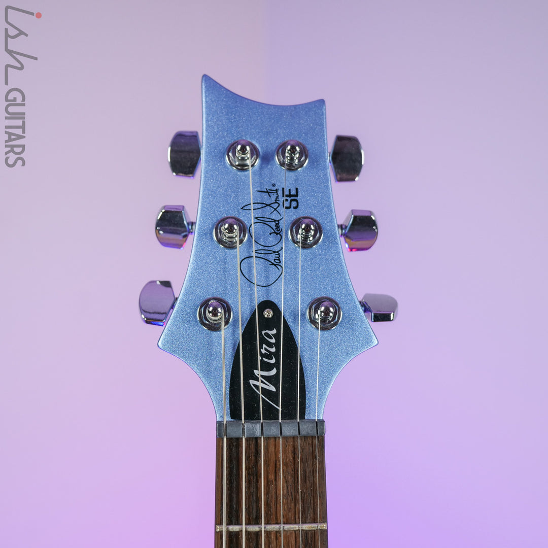 2019 PRS SE Mira Frost Blue Metallic