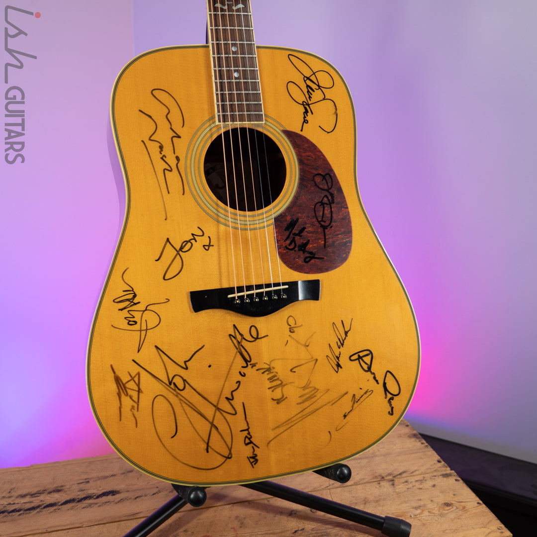 Early 1990s Alvarez 2560 Silver Anniversary Natural Signed by Crosby, Stills, &amp; Nash, Entwistle and more!