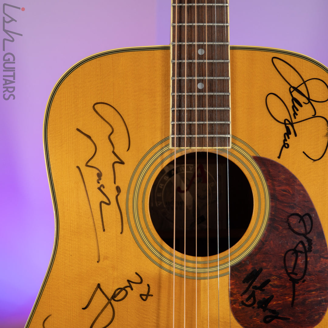 Early 1990s Alvarez 2560 Silver Anniversary Natural Signed by Crosby, Stills, &amp; Nash, Entwistle and more!