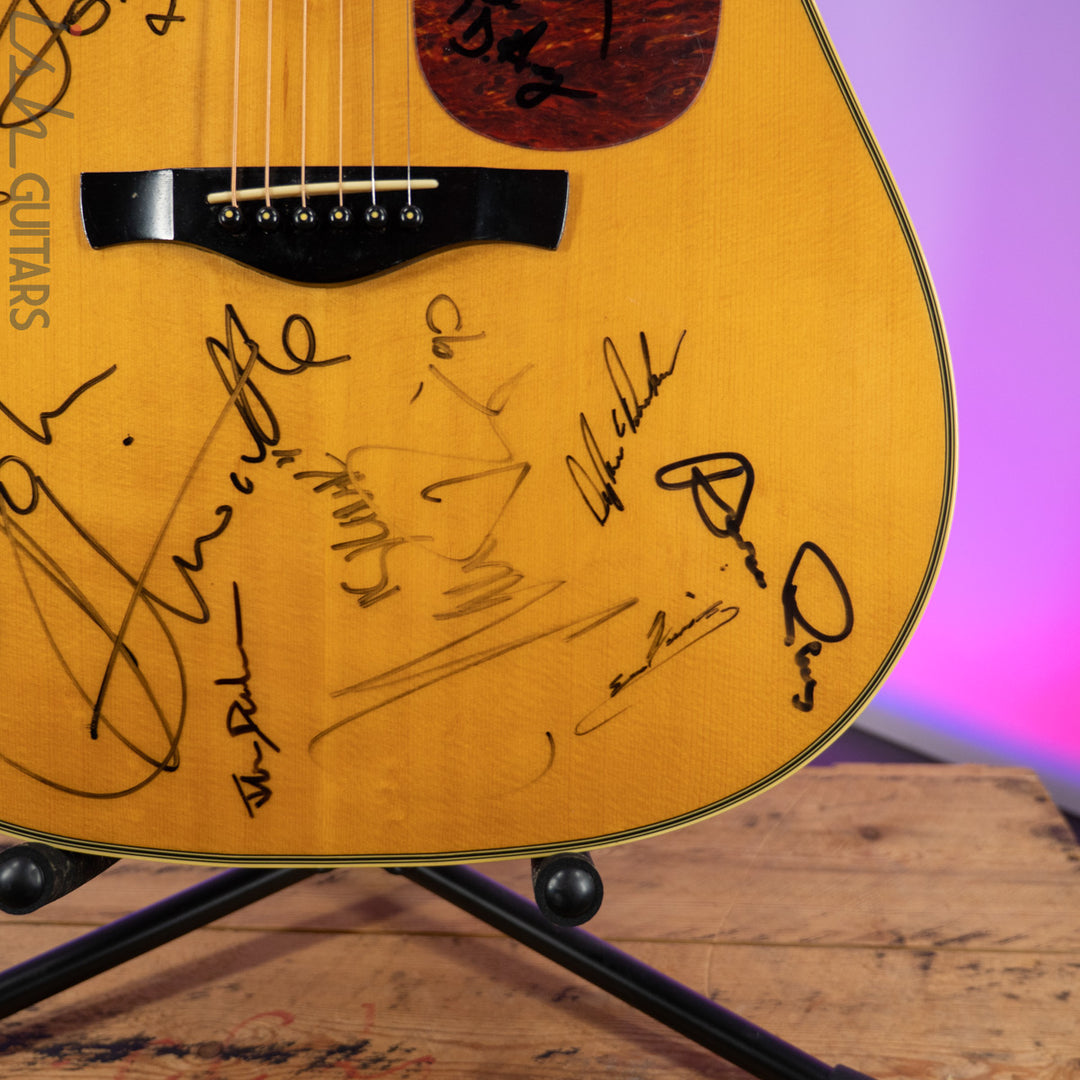 Early 1990s Alvarez 2560 Silver Anniversary Natural Signed by Crosby, Stills, &amp; Nash, Entwistle and more!