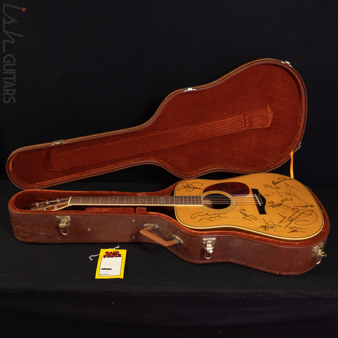 Early 1990s Alvarez 2560 Silver Anniversary Natural Signed by Crosby, Stills, &amp; Nash, Entwistle and more!