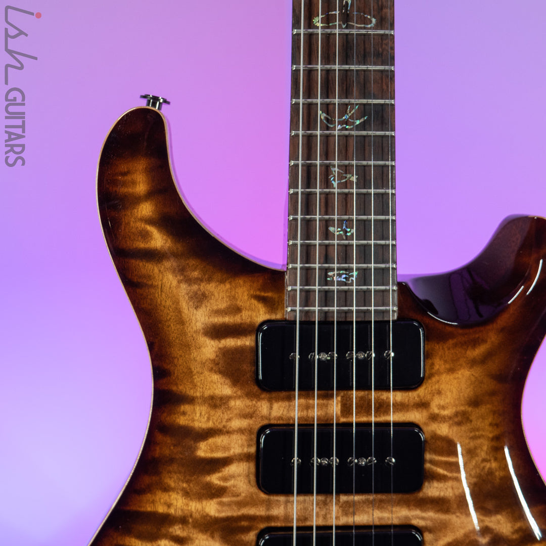 2020 PRS Wood Library Custom 22 Soapbar Copperhead Burst 10 Top