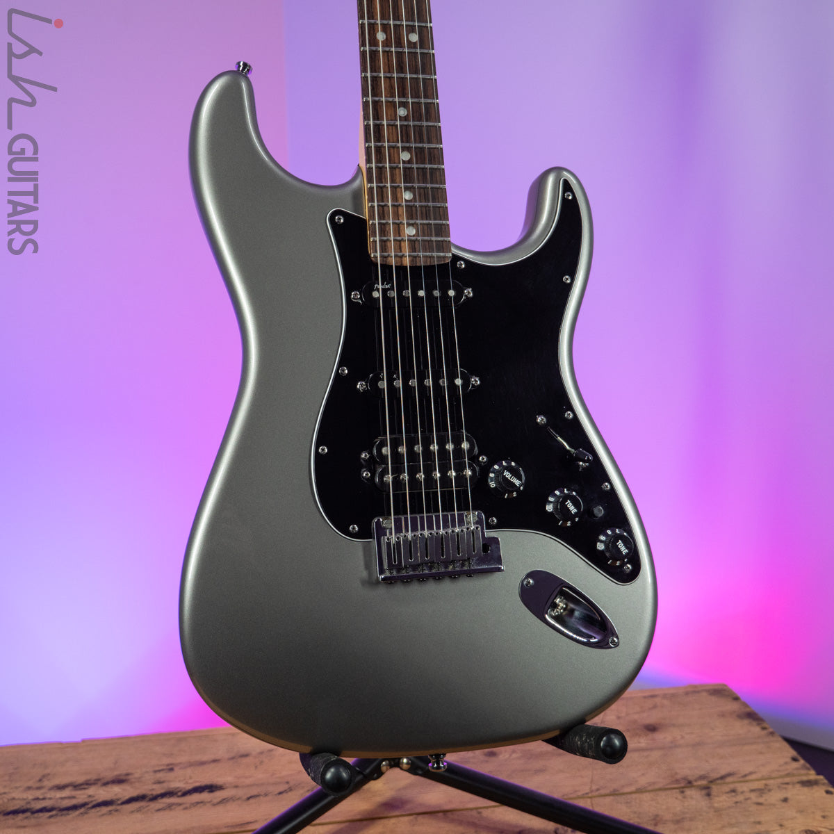 2012 Fender American Deluxe Stratocaster HSS Tungsten – Ish Guitars