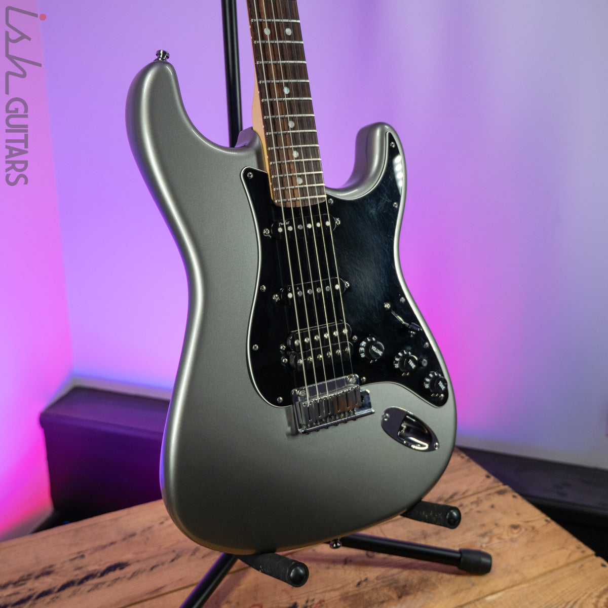 2012 Fender American Deluxe Stratocaster HSS Tungsten – Ish Guitars