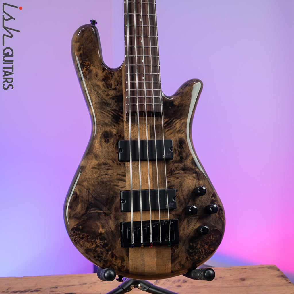 2021 Spector NS Ethos 5 Super Faded Black Gloss – Ish Guitars