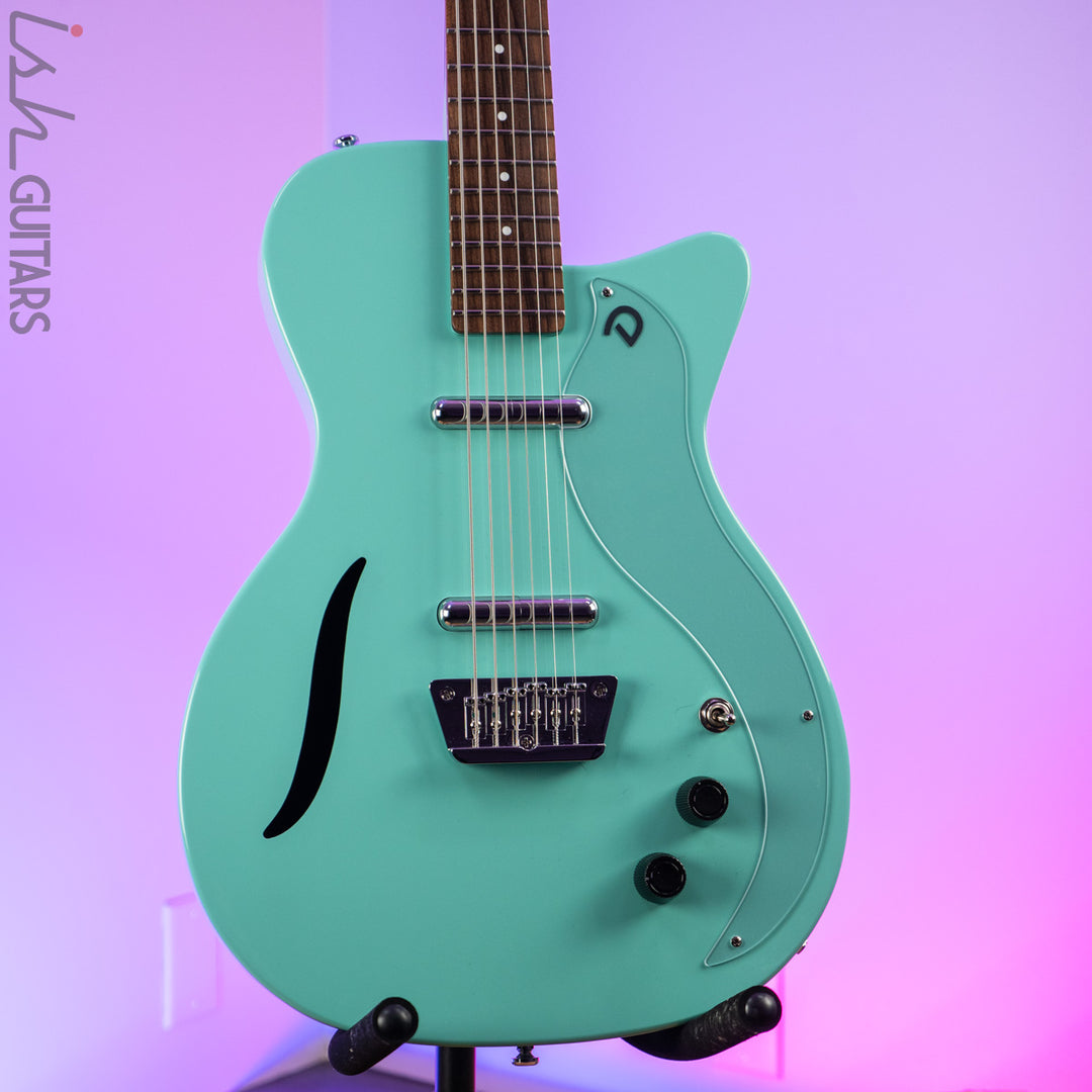 Danelectro Dano 56 Vintage Baritone Aqua – Ish Guitars