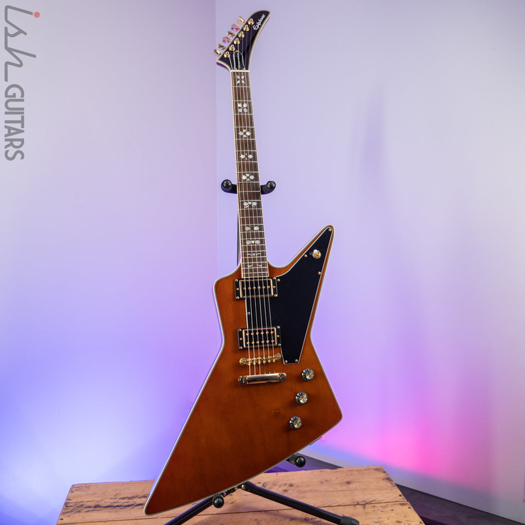 2017 Epiphone Explorer Artisan Lee Malia Signature Walnut