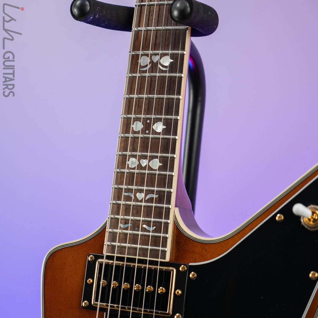 2017 Epiphone Explorer Artisan Lee Malia Signature Walnut