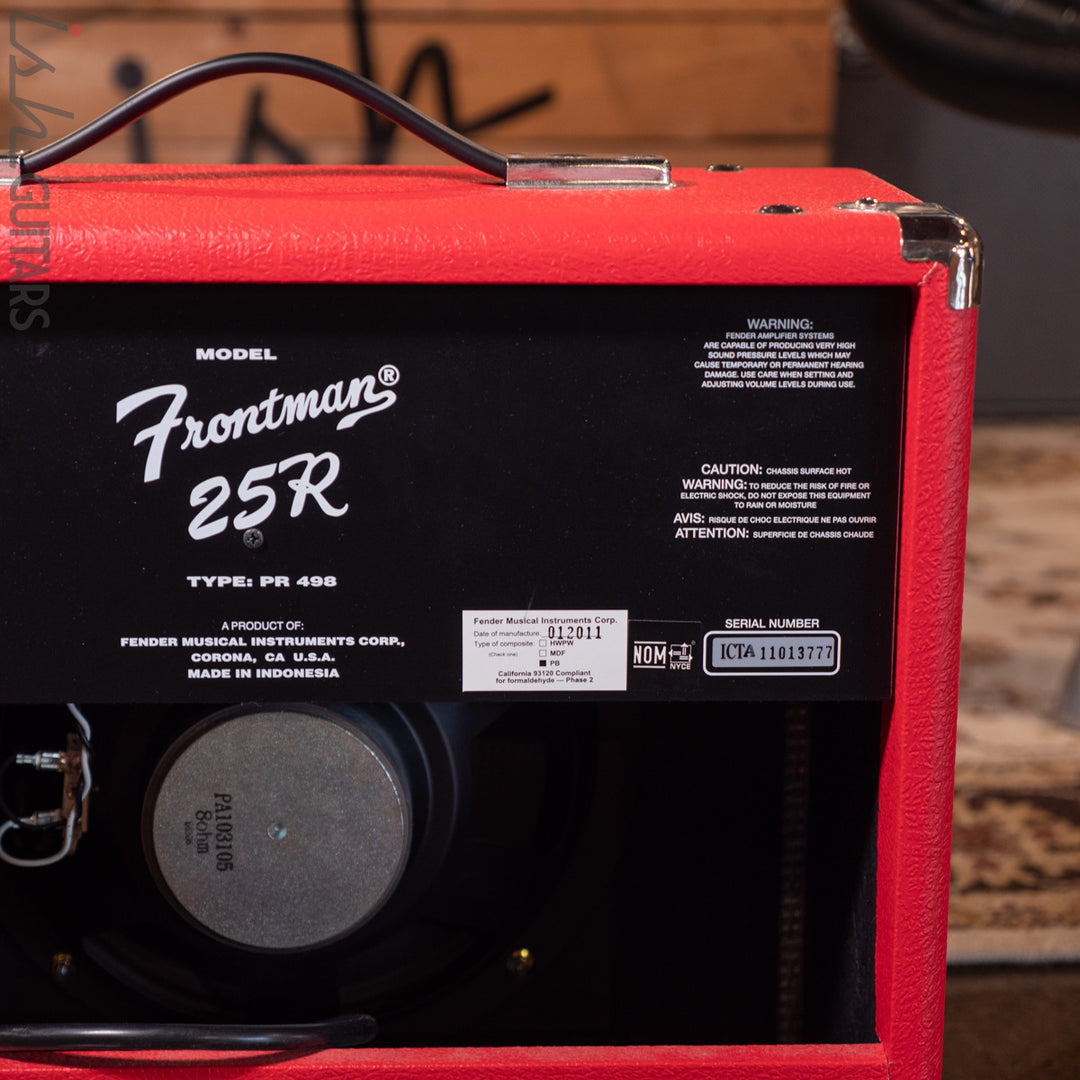 2011 Fender Frontman 25R Red