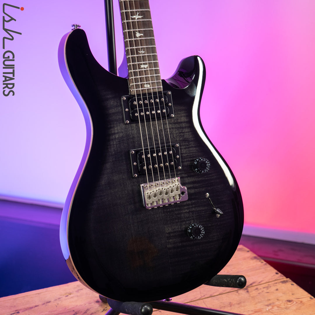 2020 PRS SE Custom 24 Charcoal Burst