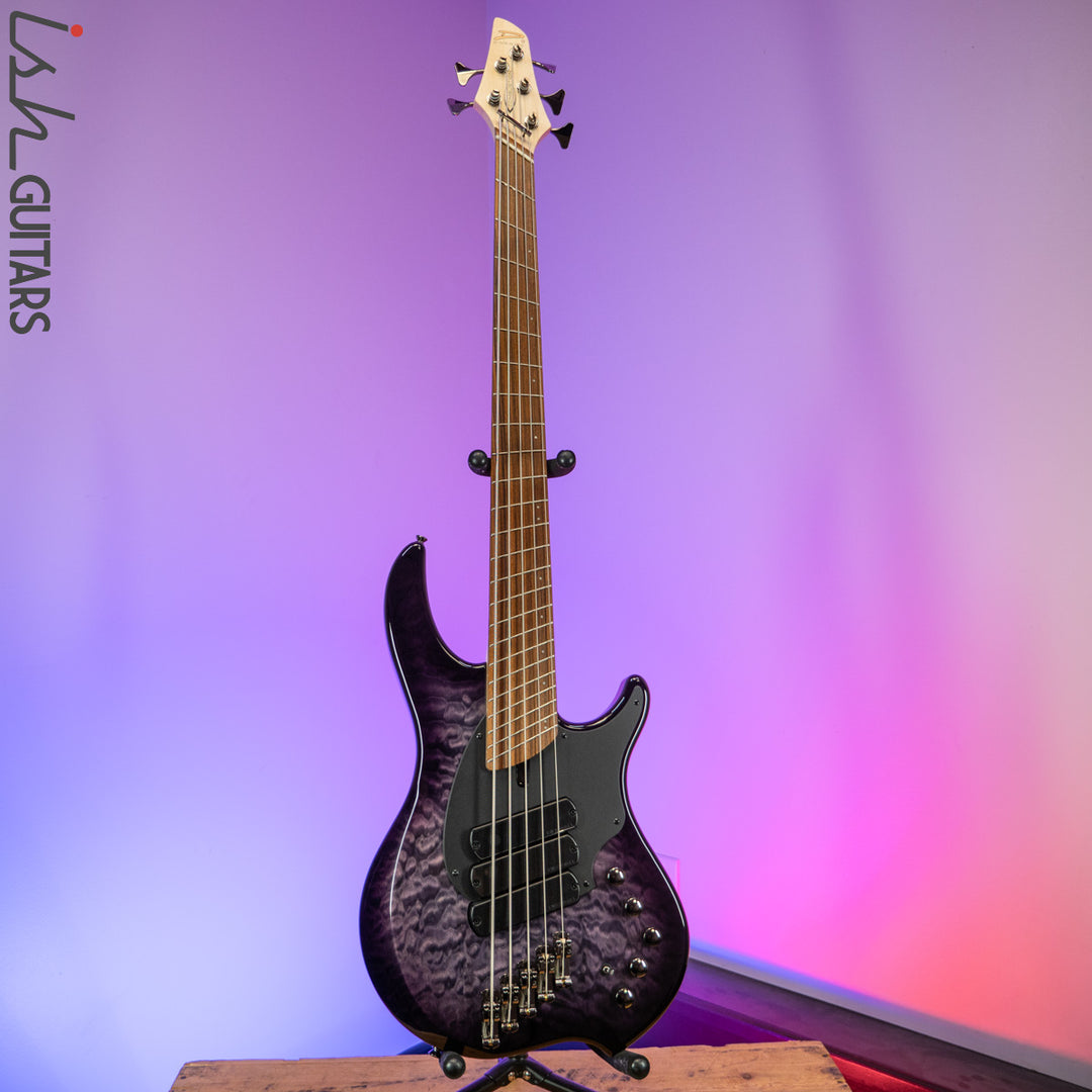 Dingwall 10th Anniversary Combustion 5-String 3 PUP Amethystburst Pau Ferro Fretboard