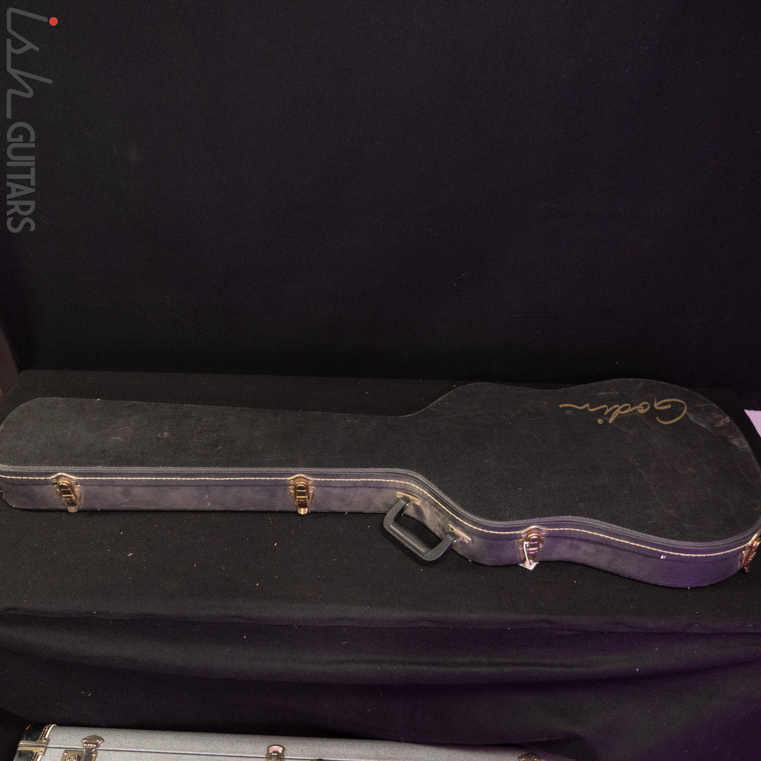 2000 Godin A5 Five-String Fretless Semi-Acoustic Bass