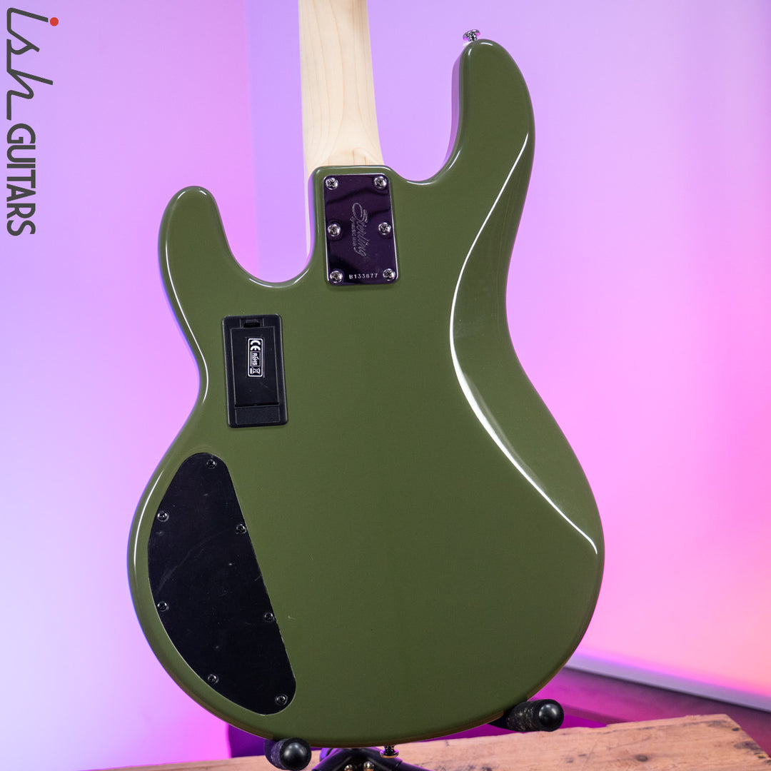 Sterling by Music Man StingRay HH Sub Series Olive Green