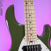 Sterling by Music Man StingRay 5 HH Sub Series Olive Green