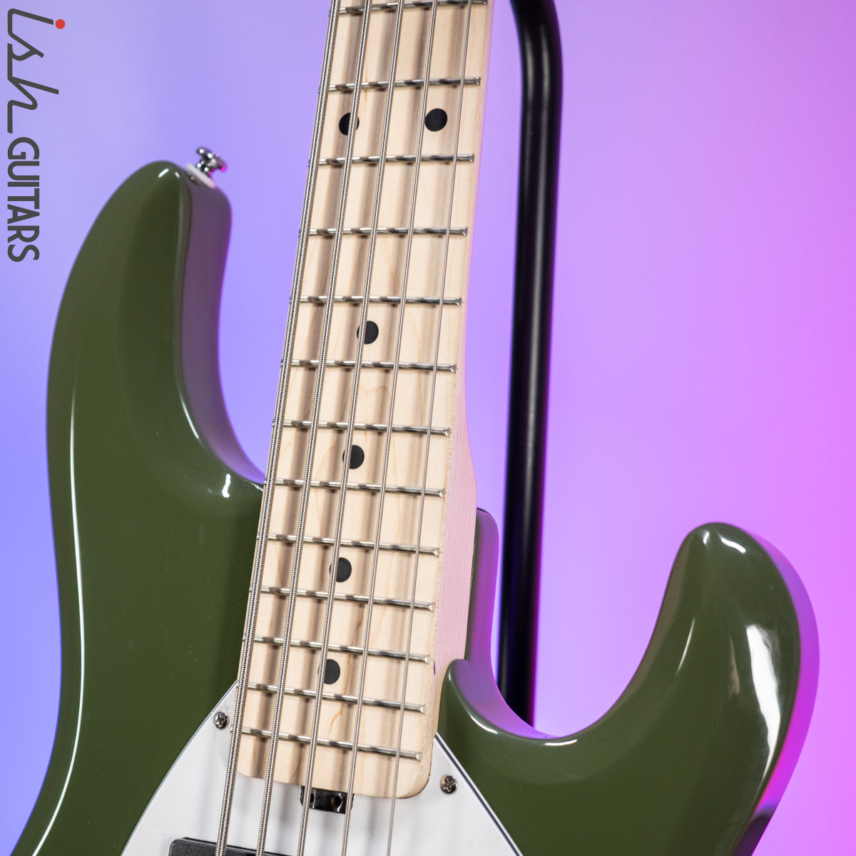 Sterling by Music Man StingRay 5 HH Sub Series Olive Green – Ish