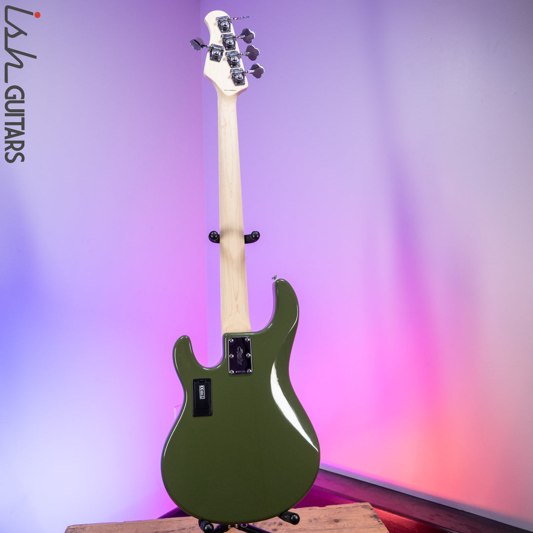 Sterling by Music Man StingRay 5 HH Sub Series Olive Green