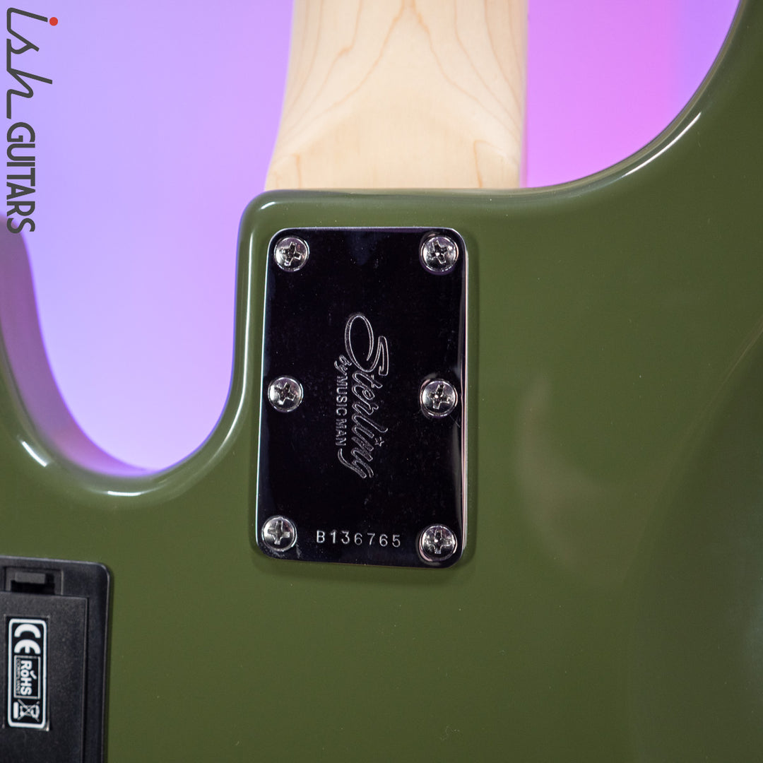 Sterling by Music Man StingRay 5 HH Sub Series Olive Green