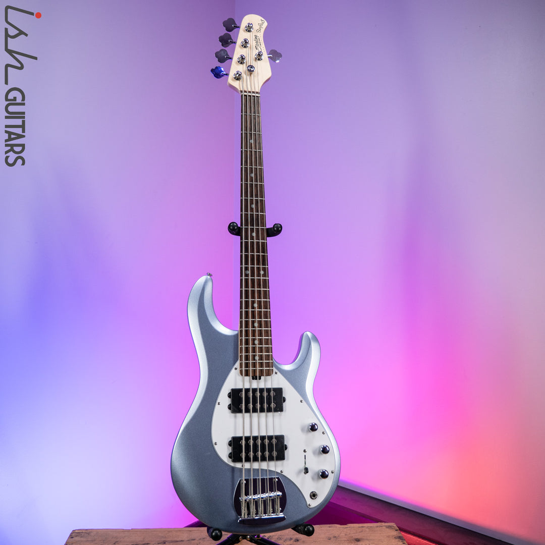 Sterling by Music Man StingRay 5 HH Sub Series Lake Blue Metallic