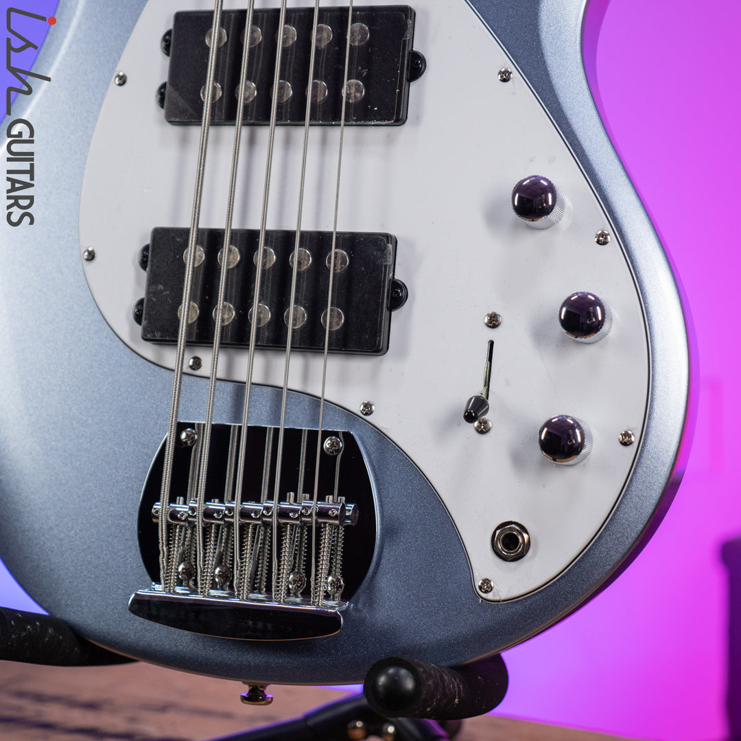 Sterling by Music Man StingRay 5 HH Sub Series Lake Blue Metallic