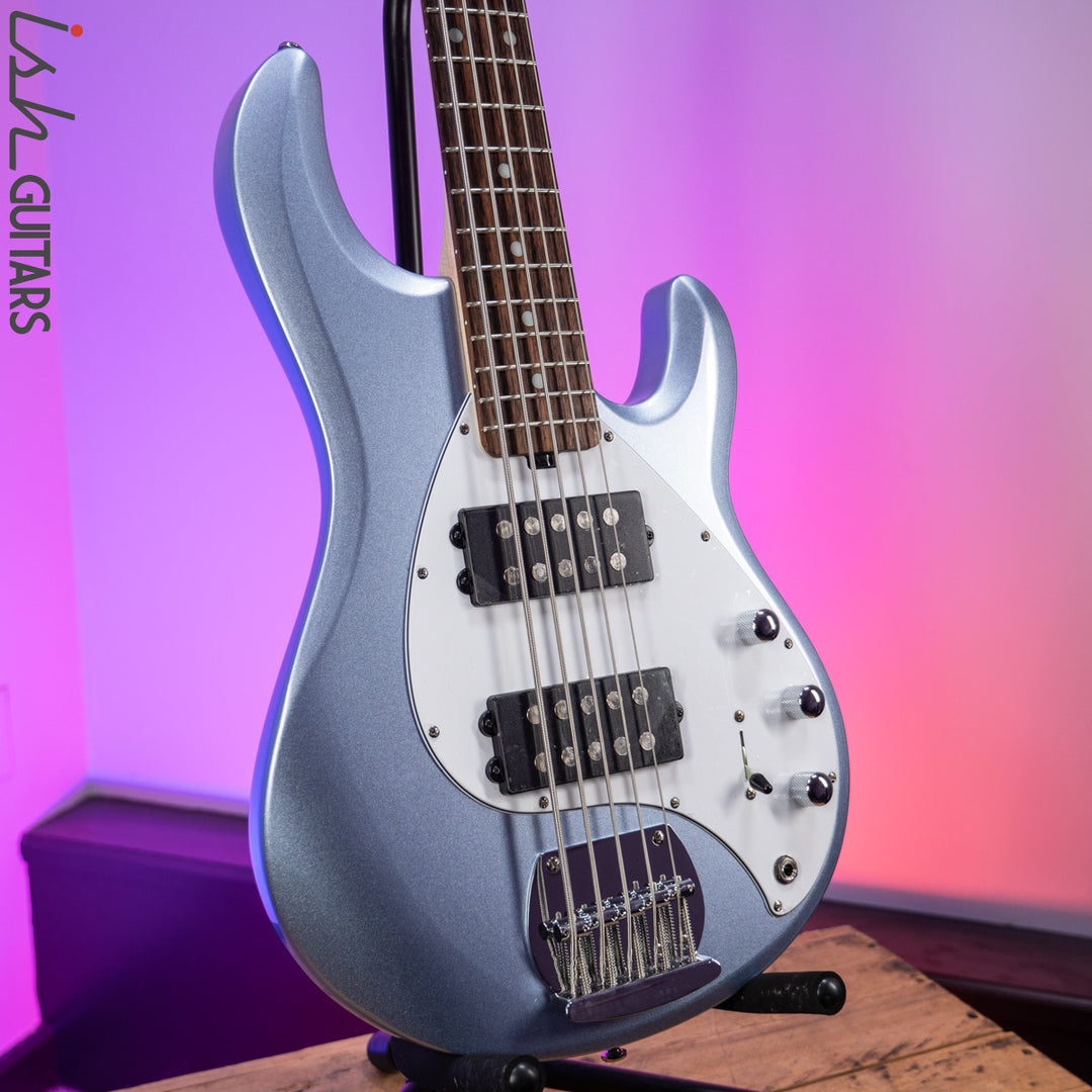 Sterling by Music Man StingRay 5 HH Sub Series Lake Blue Metallic