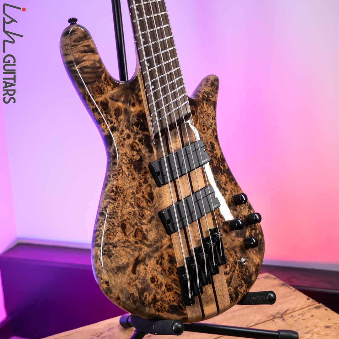2021 Spector NS Dimension 5 Multi-Scale Super Faded Black Gloss