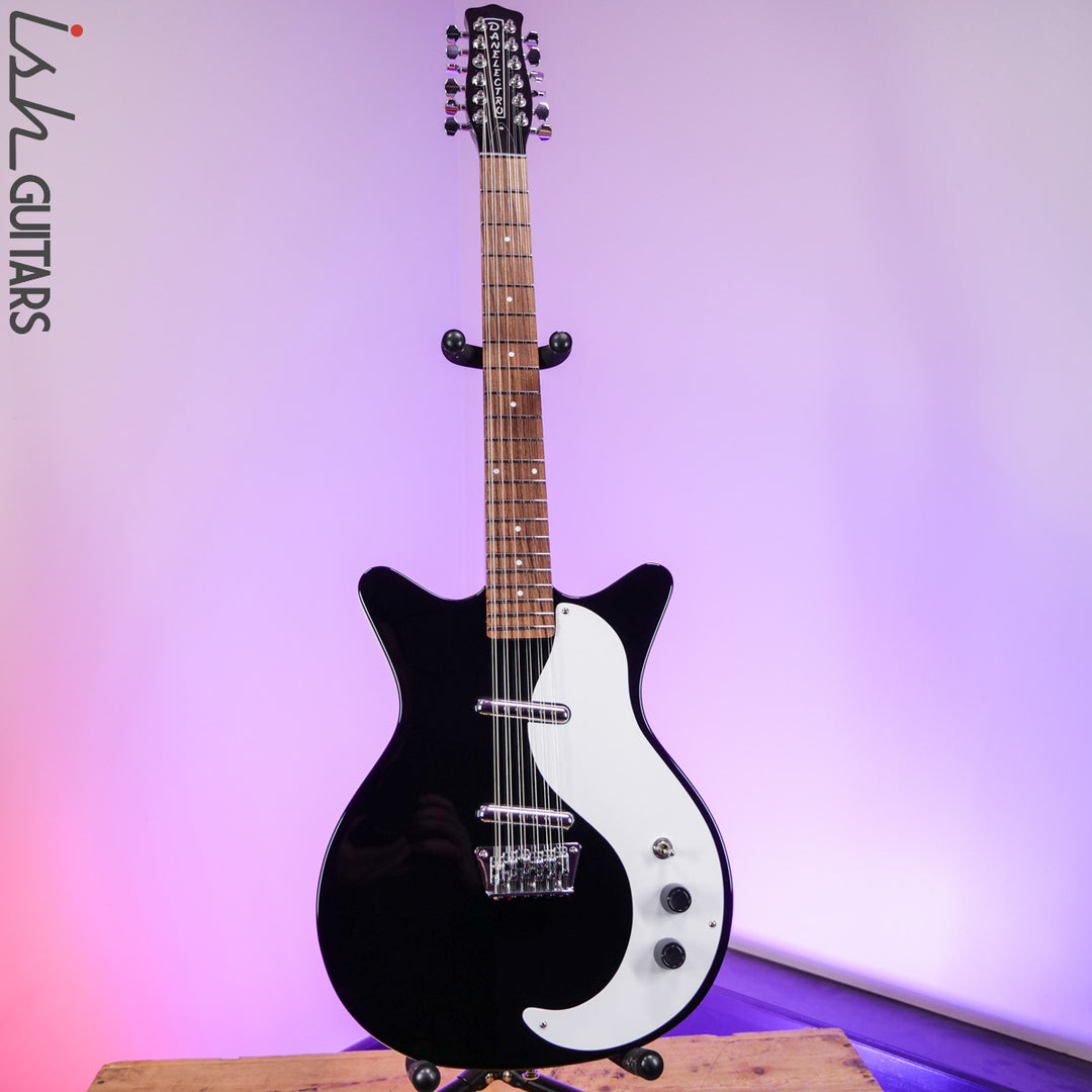 Danelectro 12SDC 12-String Electric Guitar Black