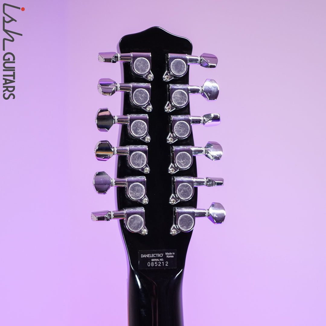 Danelectro 12SDC 12-String Electric Guitar Black