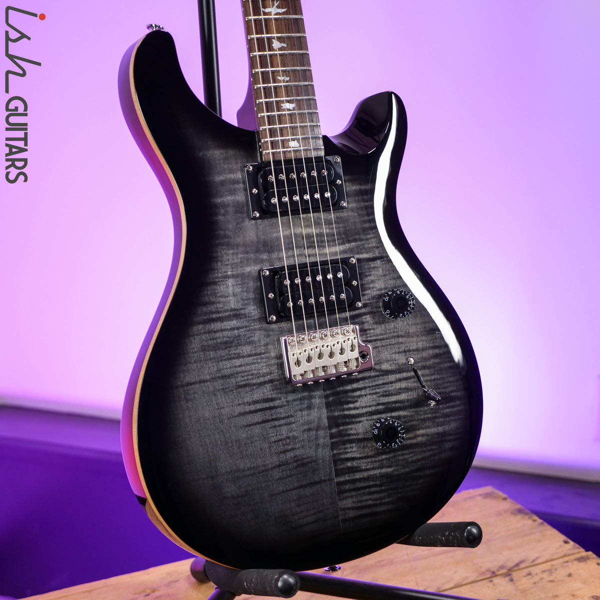 PRS SE Custom 24 Charcoal Burst – Ish Guitars