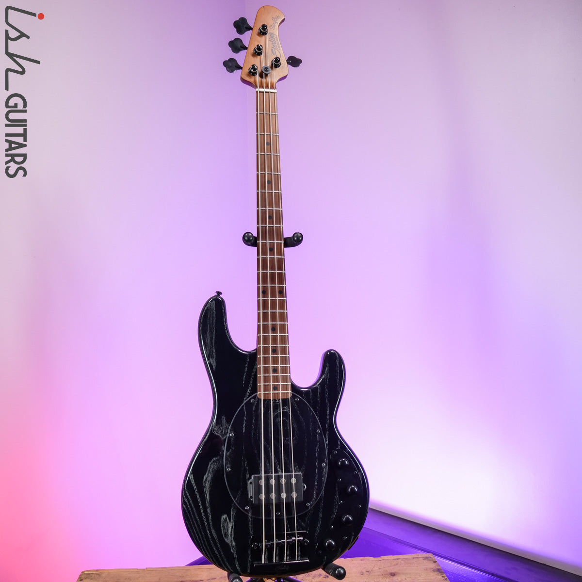 Sterling by Music Man StingRay Ray34 Ash Black – Ish Guitars