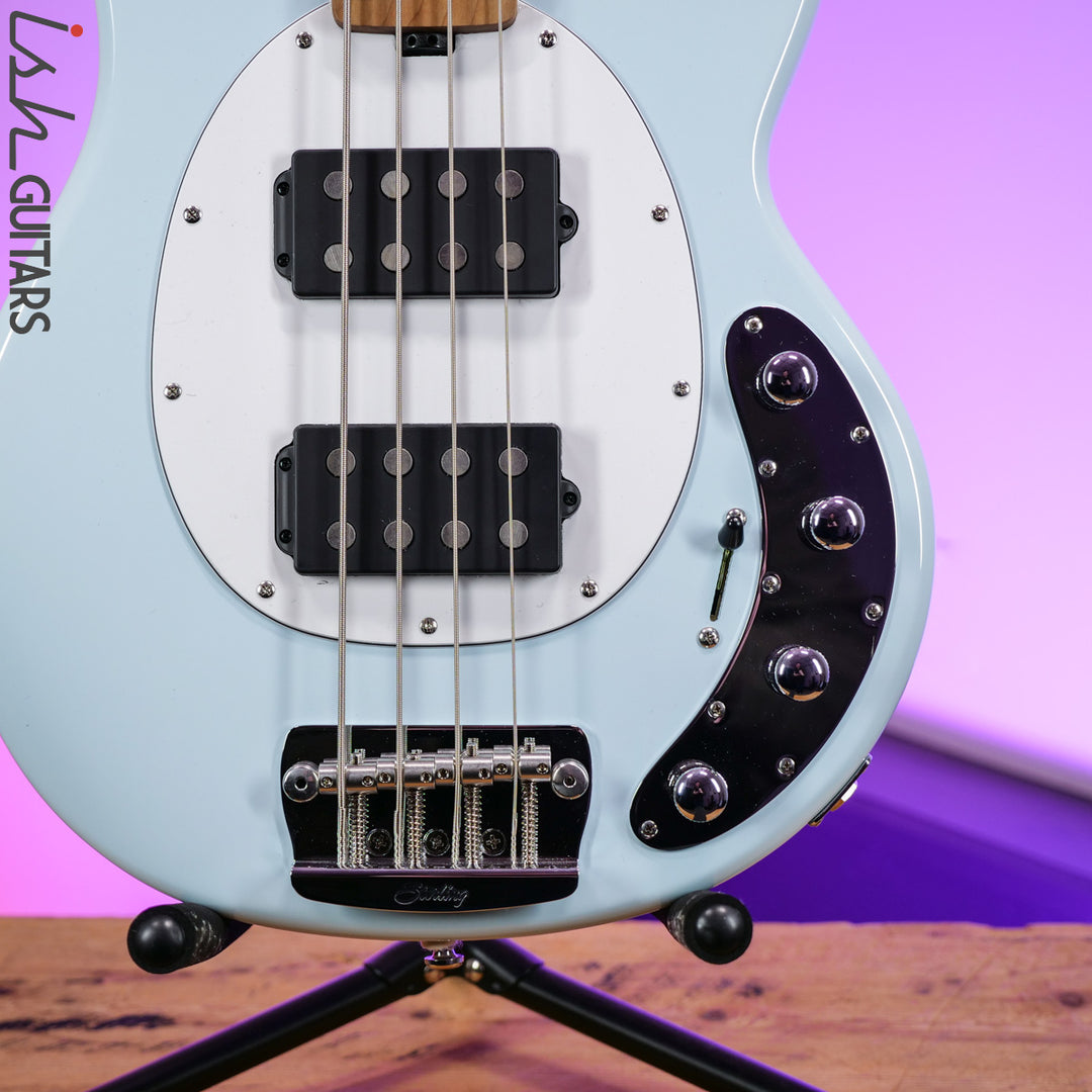 Sterling by Music Man StingRay Ray34HH Daphne Blue
