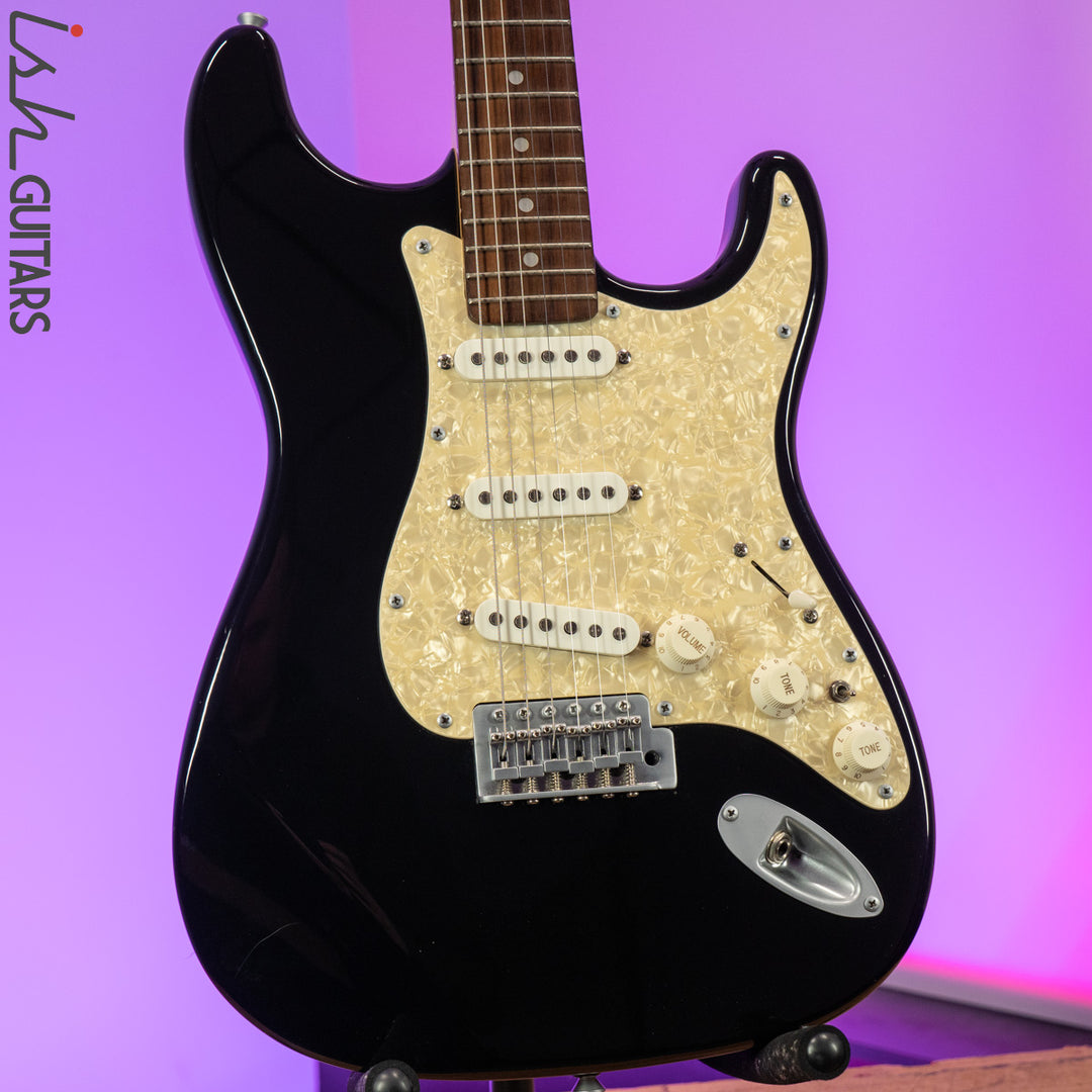 Aria STG Series Strat Black Perloid Pickguard
