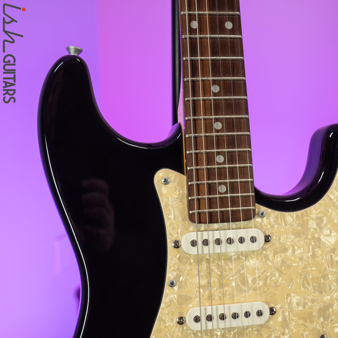 Aria STG Series Strat Black Perloid Pickguard