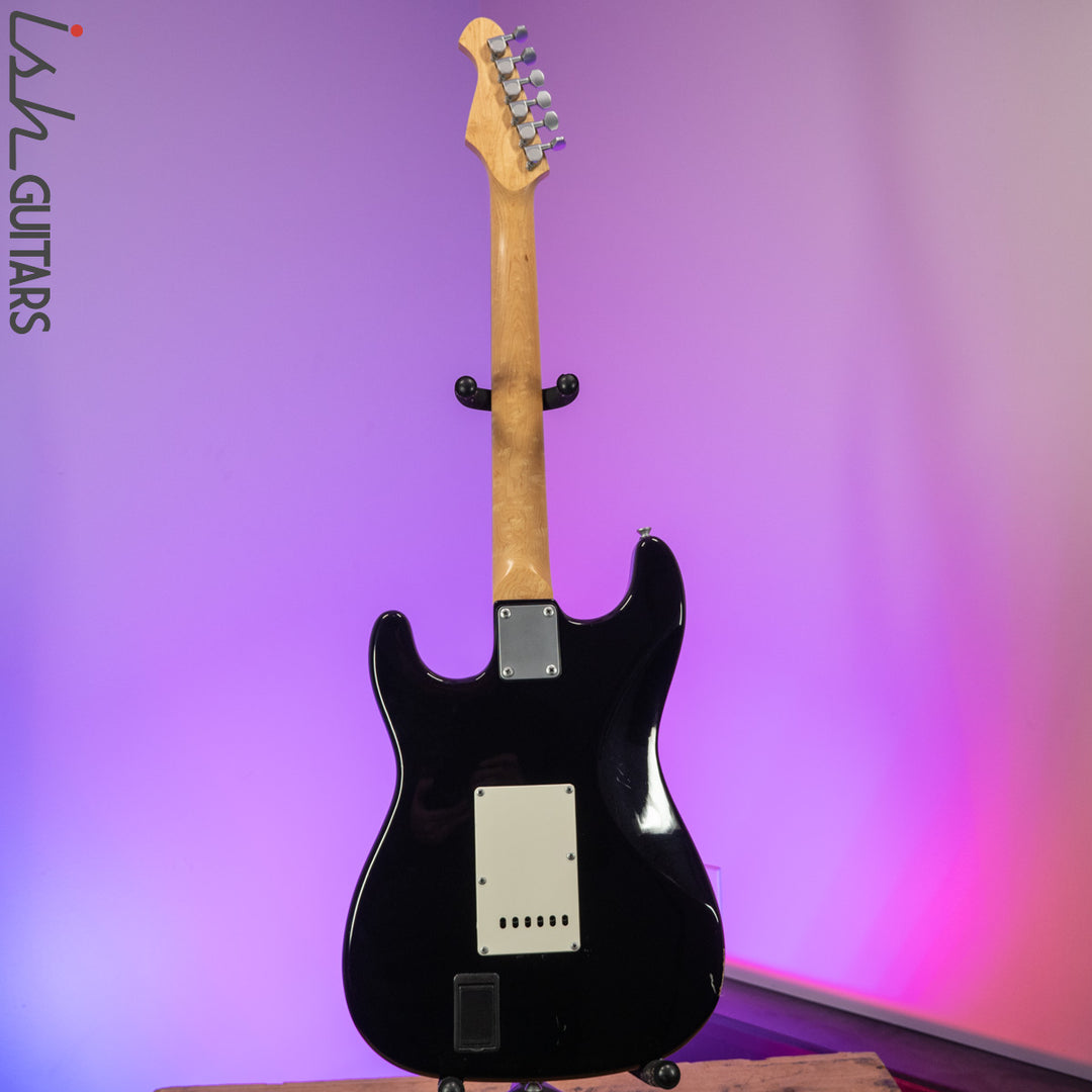 Aria STG Series Strat Black Perloid Pickguard