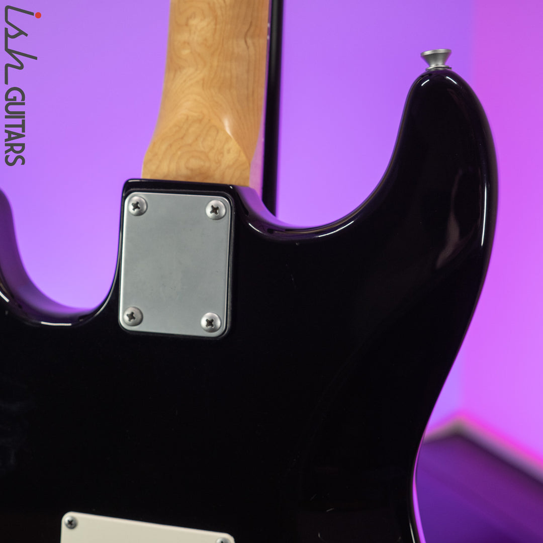 Aria STG Series Strat Black Perloid Pickguard