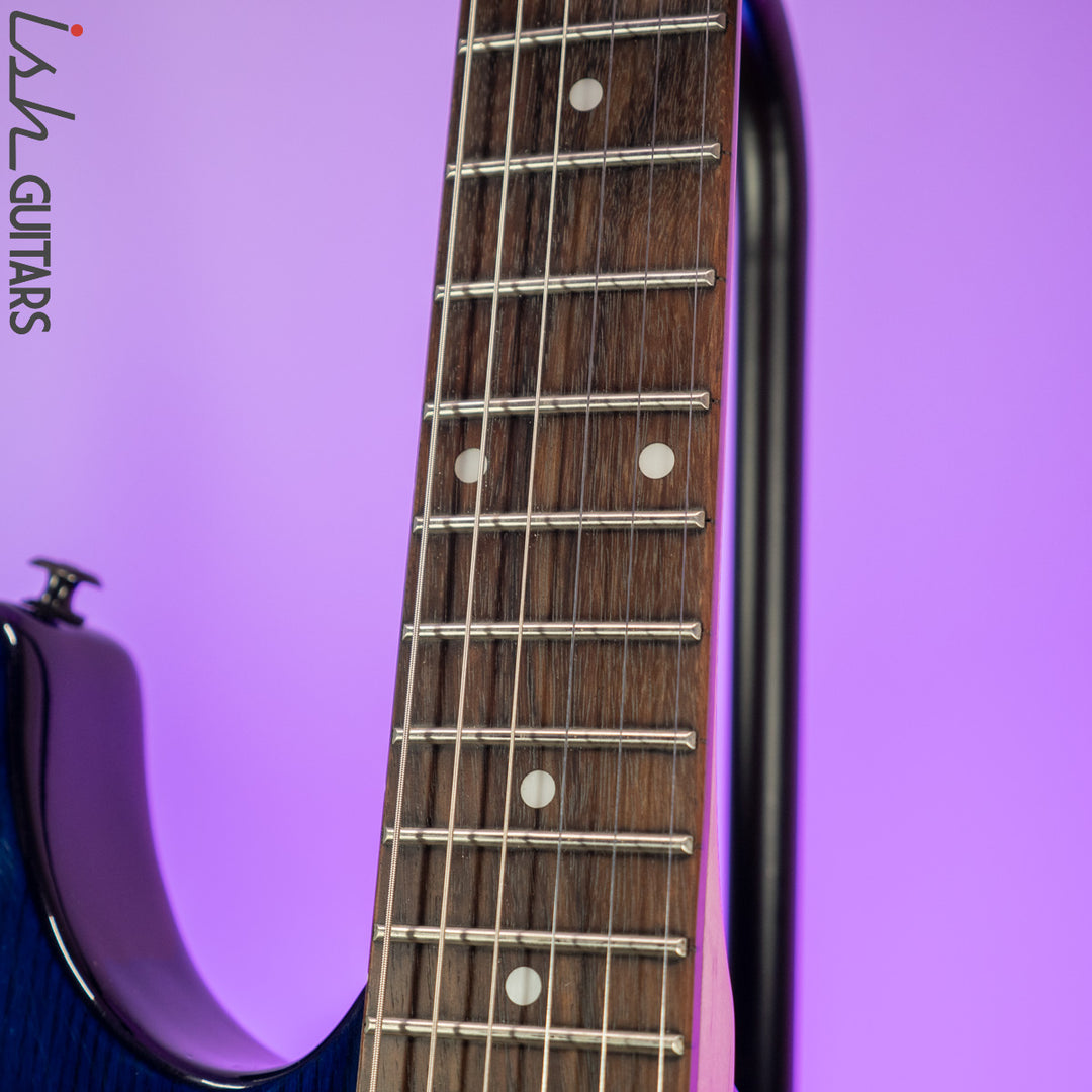 Aria Pro II Fullerton Strat HSS Dark Translucent Blue