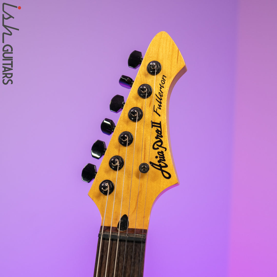 Aria Pro II Fullerton Strat HSS Dark Translucent Blue