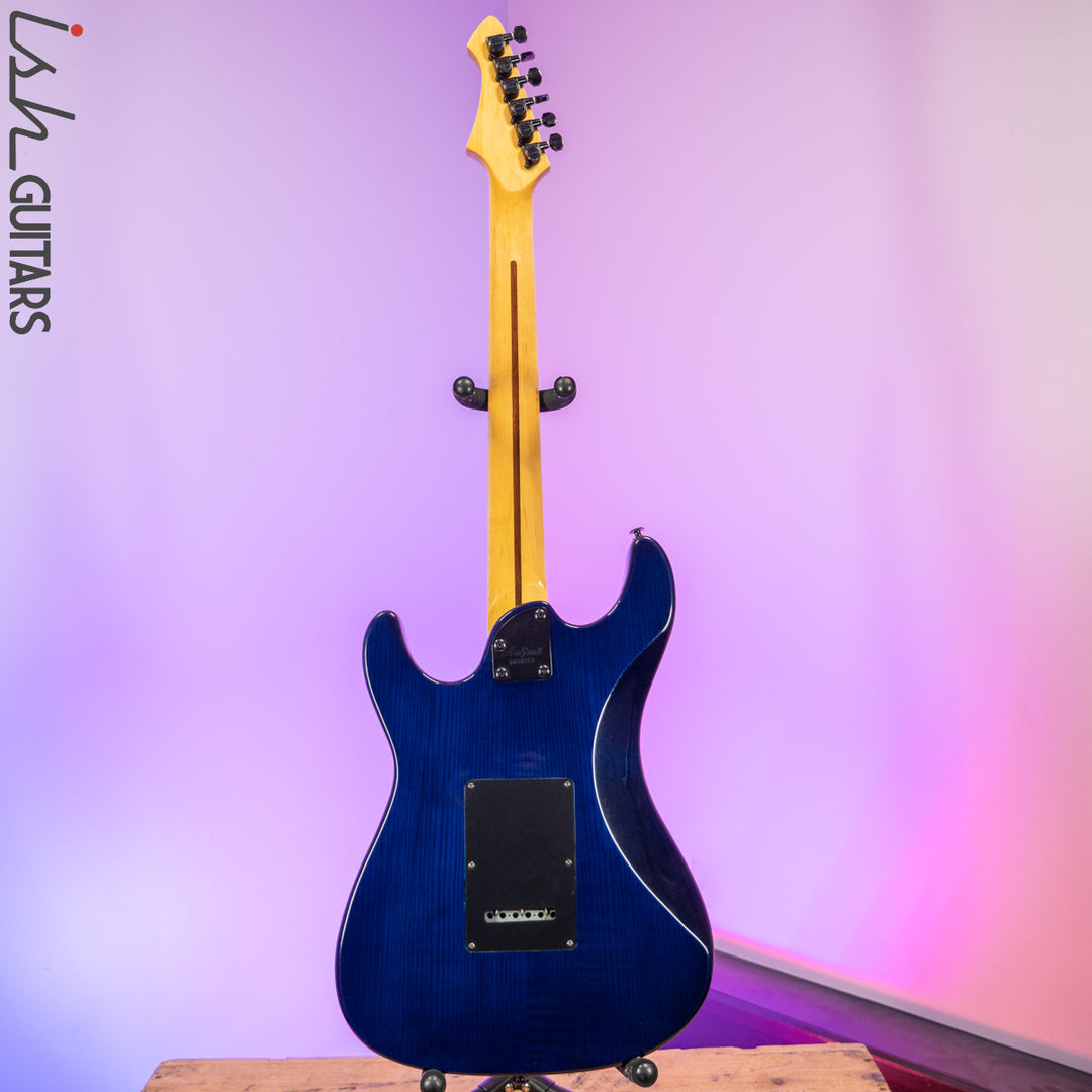 Aria Pro II Fullerton Strat HSS Dark Translucent Blue