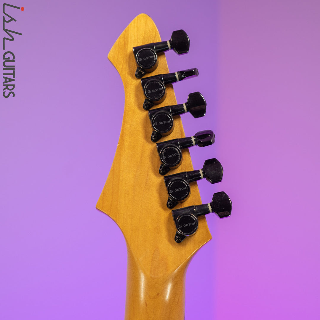 Aria Pro II Fullerton Strat HSS Dark Translucent Blue
