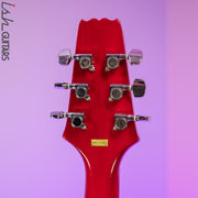 Aria Pro II PE Series Double Cutaway P90 Pickups Translucent Red