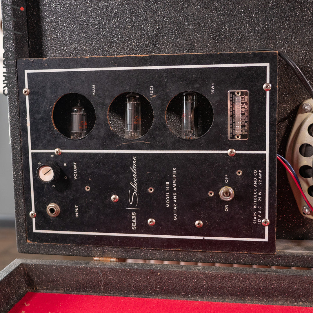 1960s Sears Silvertone Model 1448 Guitar and Amplifier Case