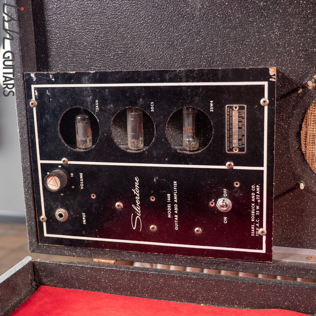 1960s Sears Silvertone Model 1448 Guitar and Amplifier Case