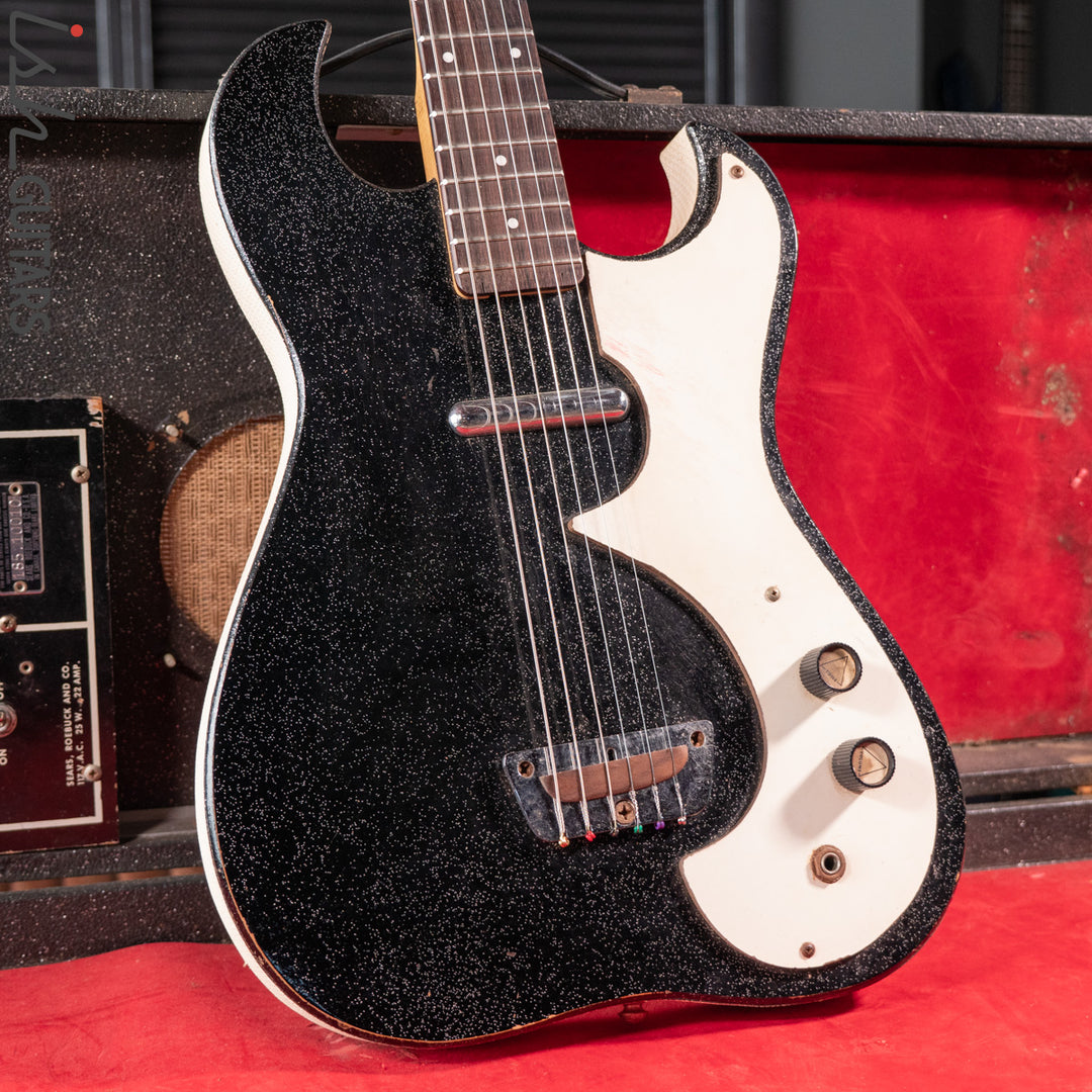 1960s Sears Silvertone Model 1448 Guitar and Amplifier Case