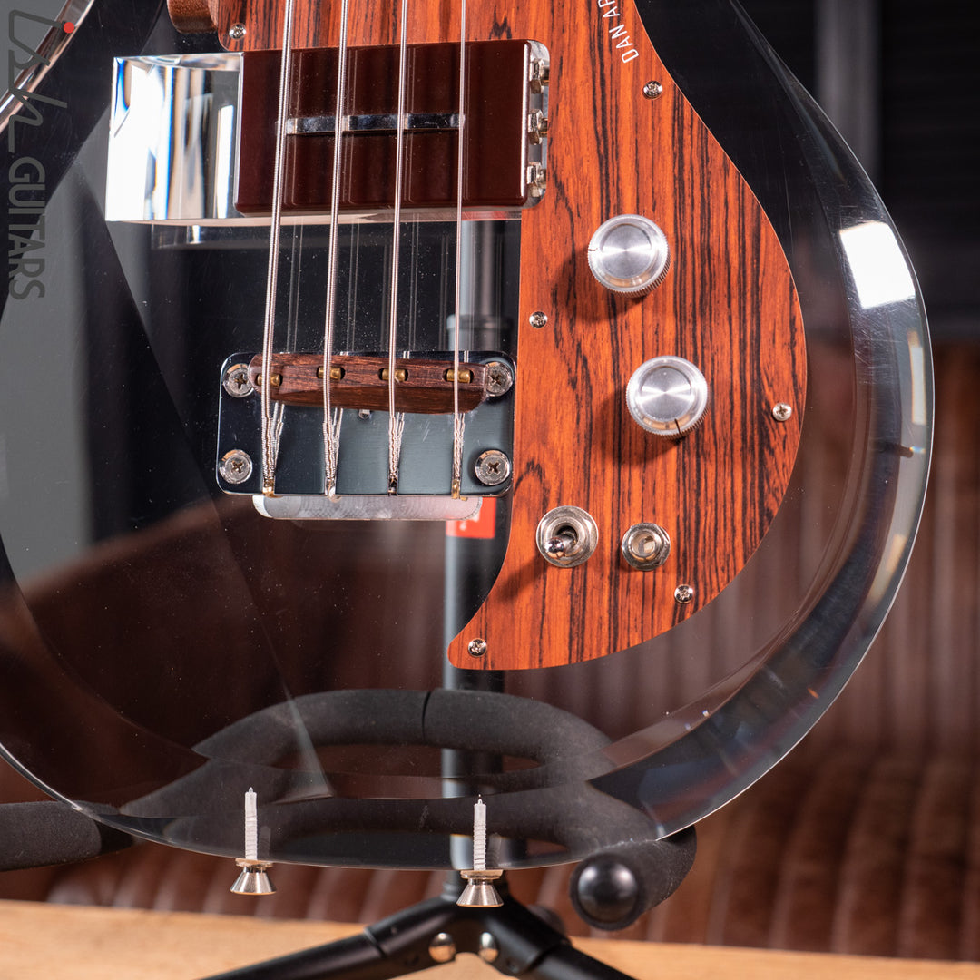 1998 Dan Armstrong Ampeg Lucite Bass Clear Reissue MIJ
