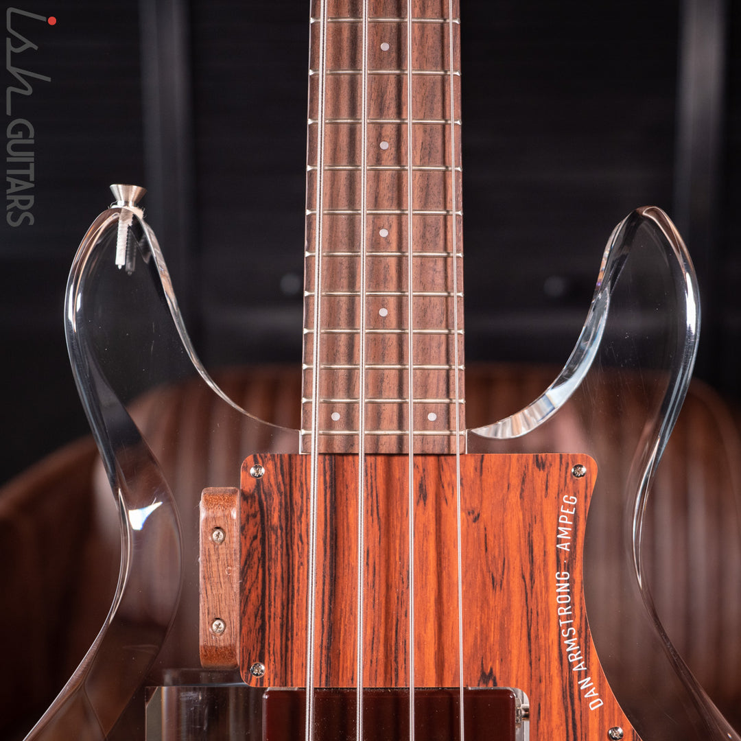 1998 Dan Armstrong Ampeg Lucite Bass Clear Reissue MIJ