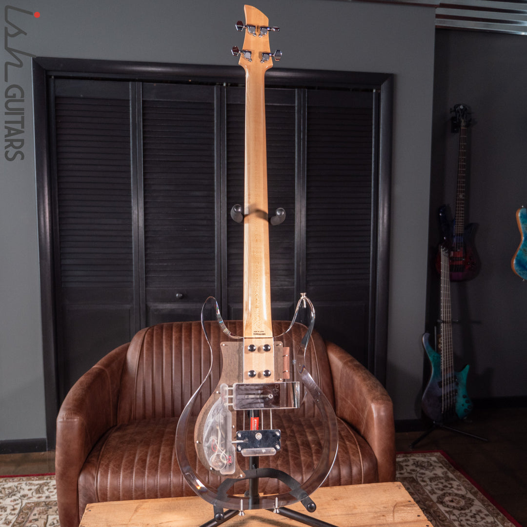 1998 Dan Armstrong Ampeg Lucite Bass Clear Reissue MIJ