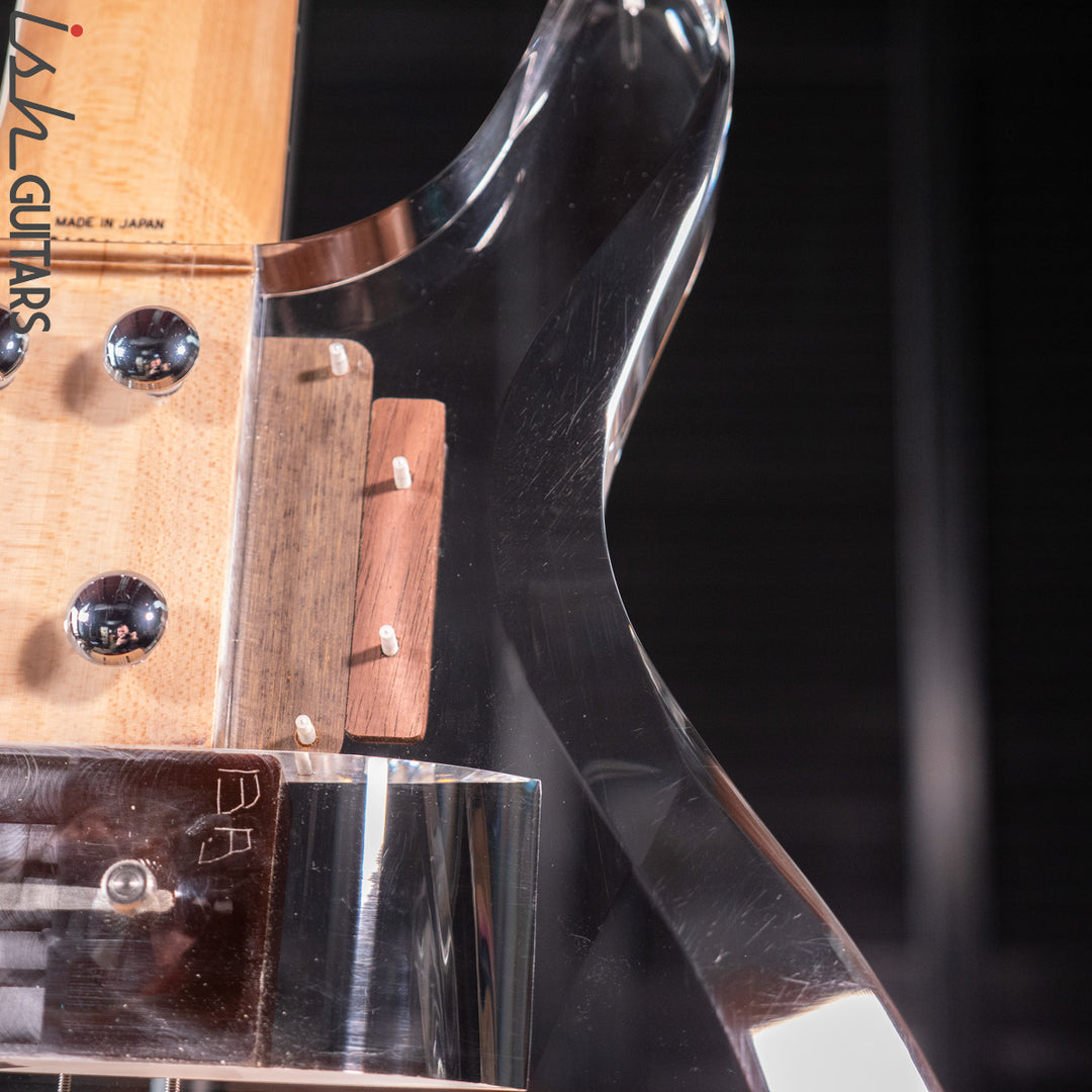 1998 Dan Armstrong Ampeg Lucite Bass Clear Reissue MIJ