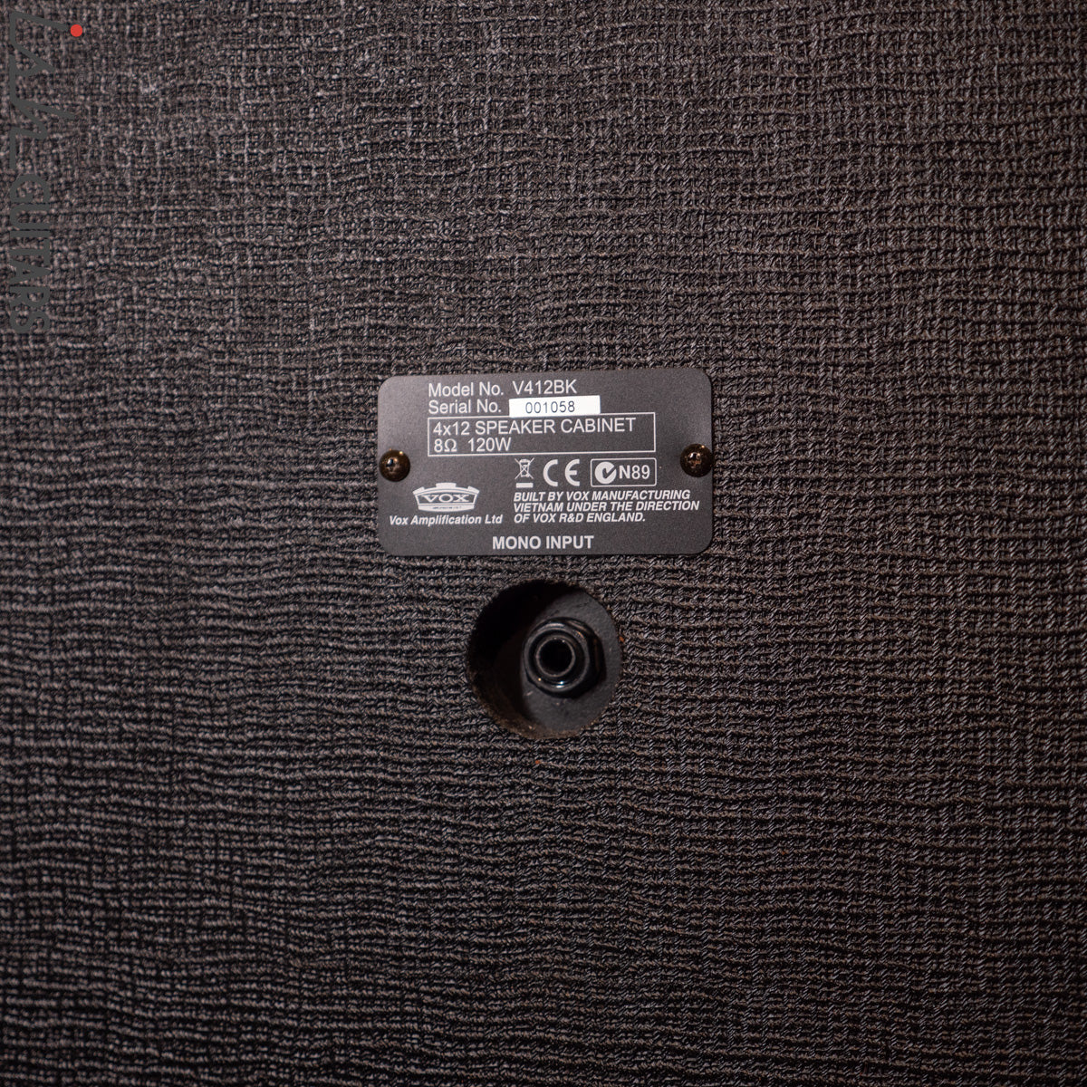 Vox V412BK Cabinet – Ish Guitars