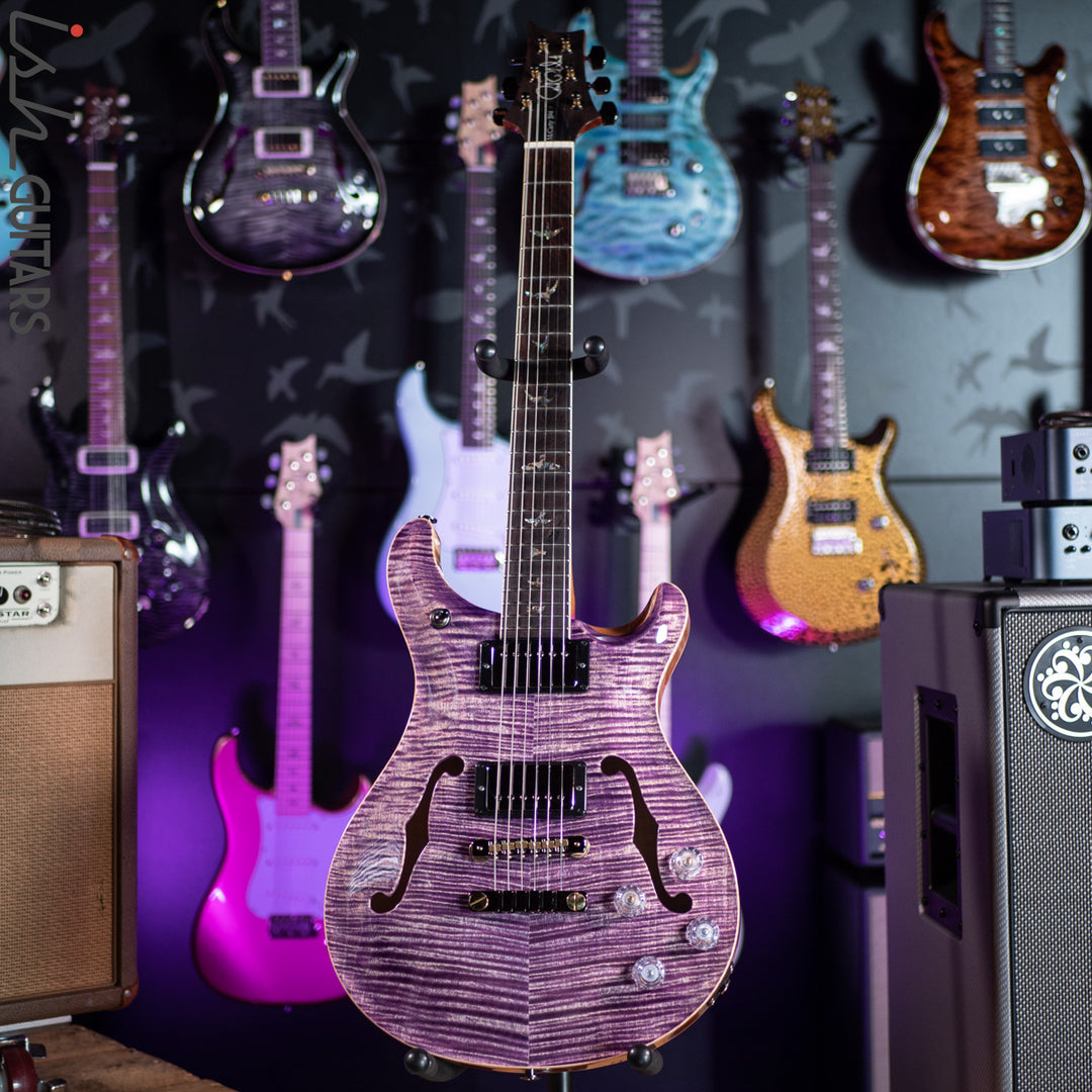 PRS McCarty 594 Hollowbody II Wood Library Faded Purple