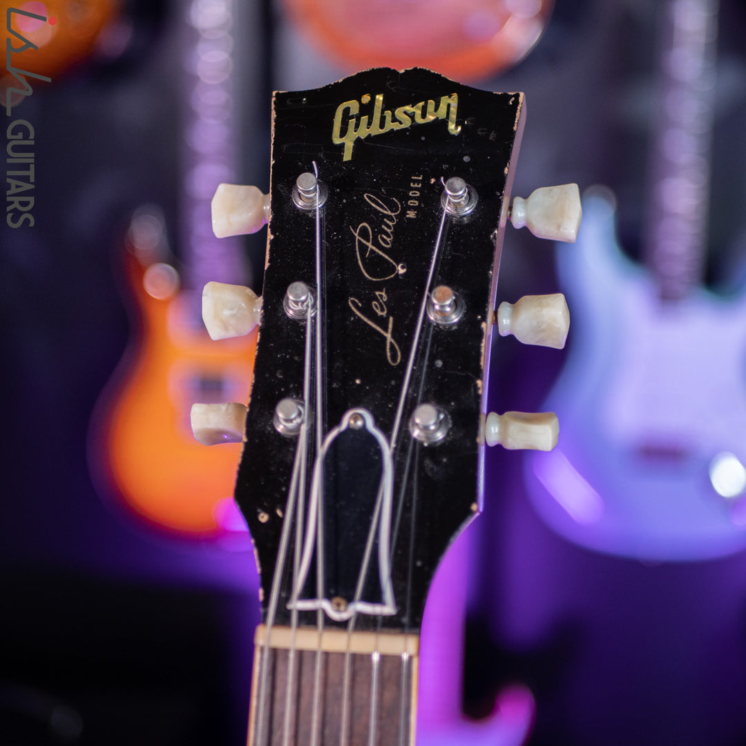 1990s Max Burst "Gibson" Les Paul Lemon Burst Double White PAF